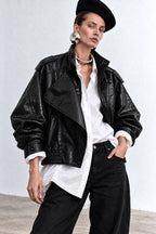 Faux leather jacket - FW261001164