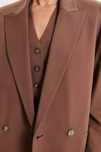 Crepe jacket - LSS26100SRO48FL