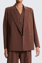 Crepe jacket - LSS26100SRO48FL