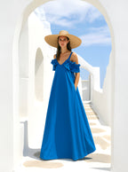 Cotton poplin dress - LSS25100403