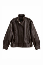 Faux leather jacket - FW261001157