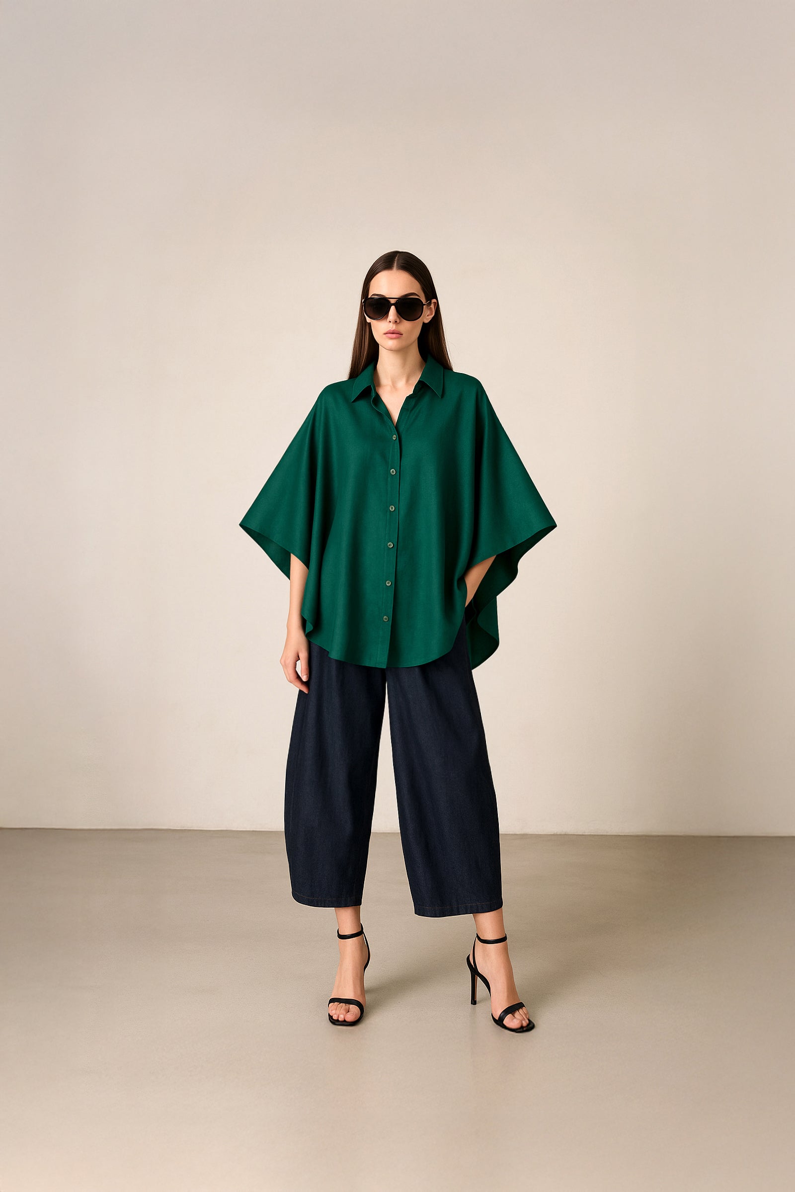 Cotton poplin top - LSS26100125