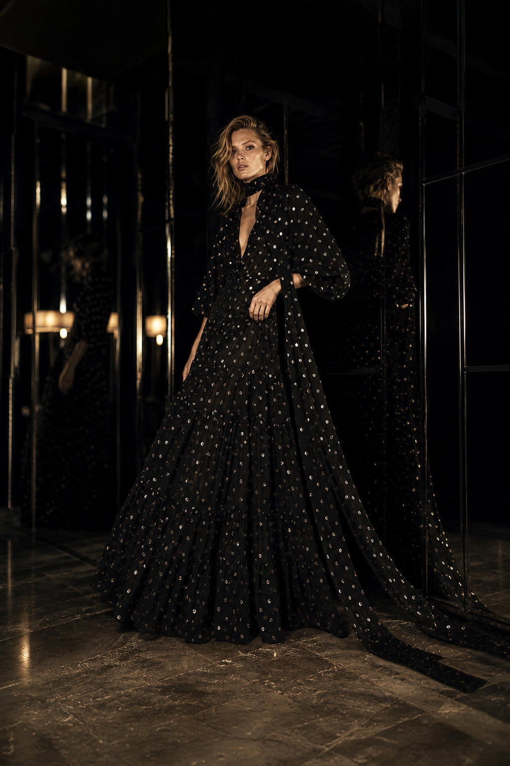 Crepe skirt - CFW261001005