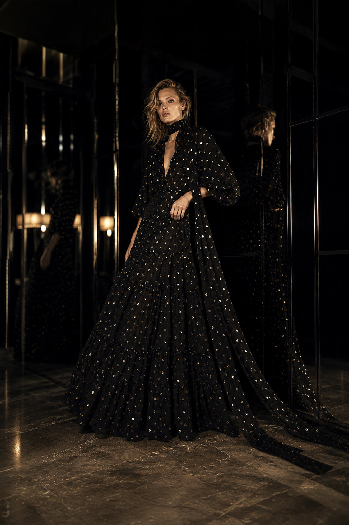 Crepe skirt - CFW261001005