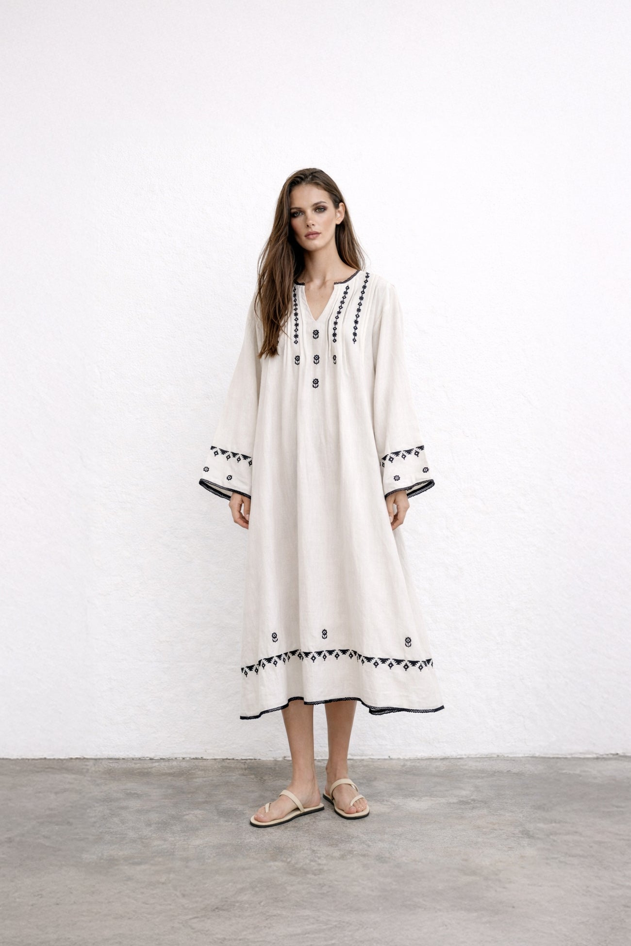 Linen dress - LSS261003596