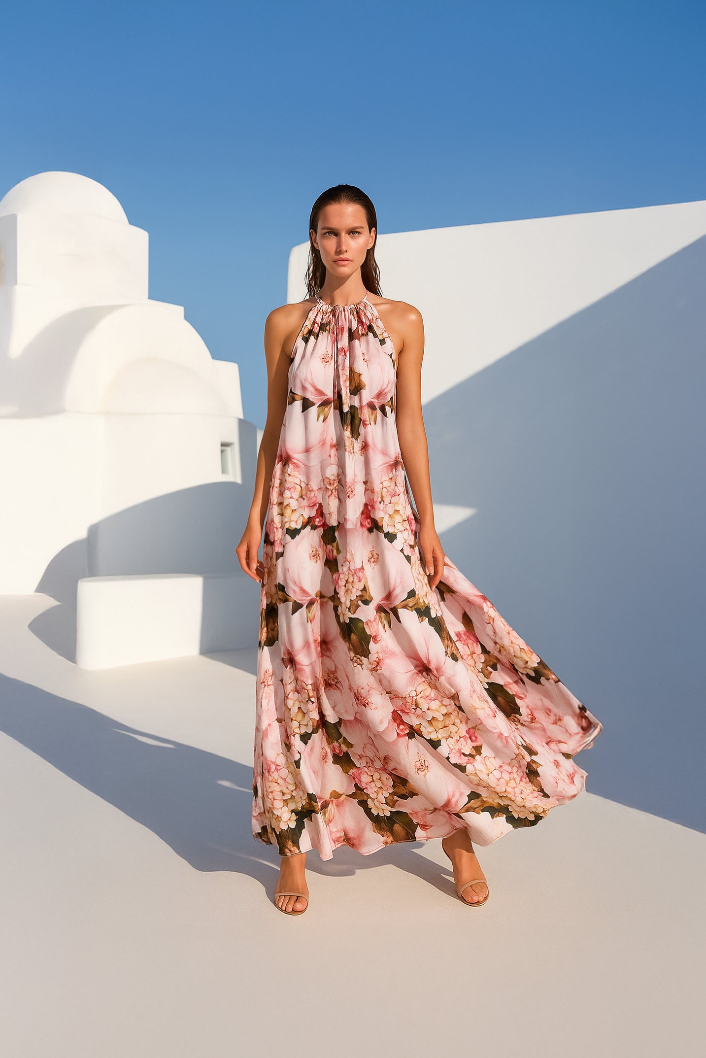 Silk satin dress - LSS25100416