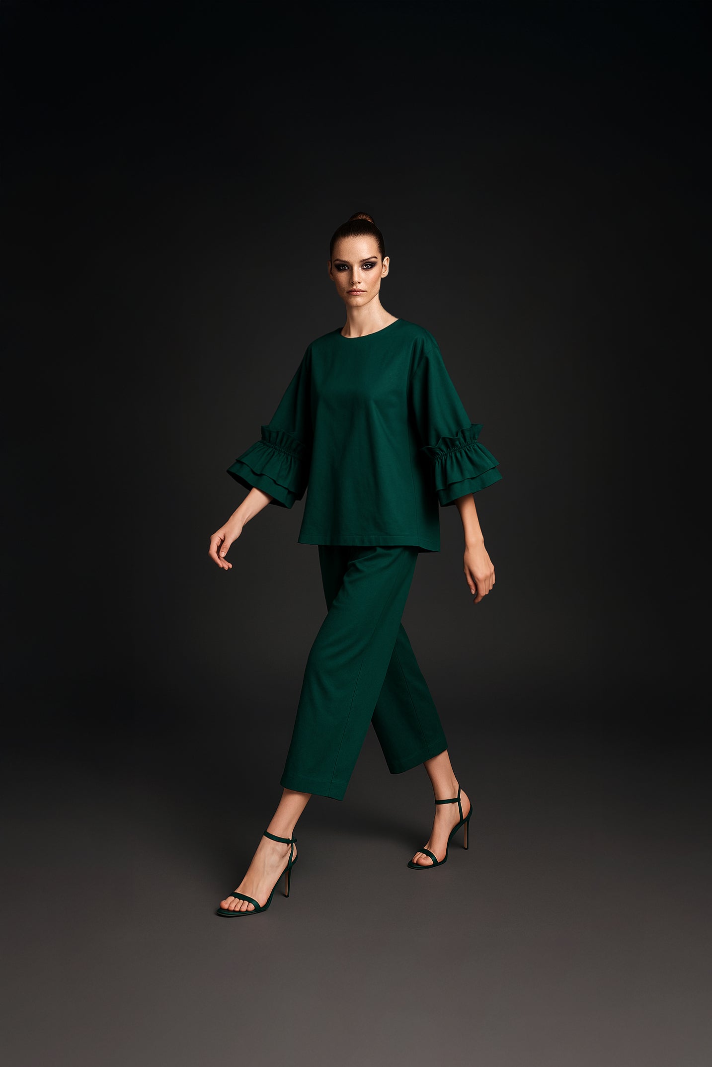 Cotton poplin pants - LSS26100114