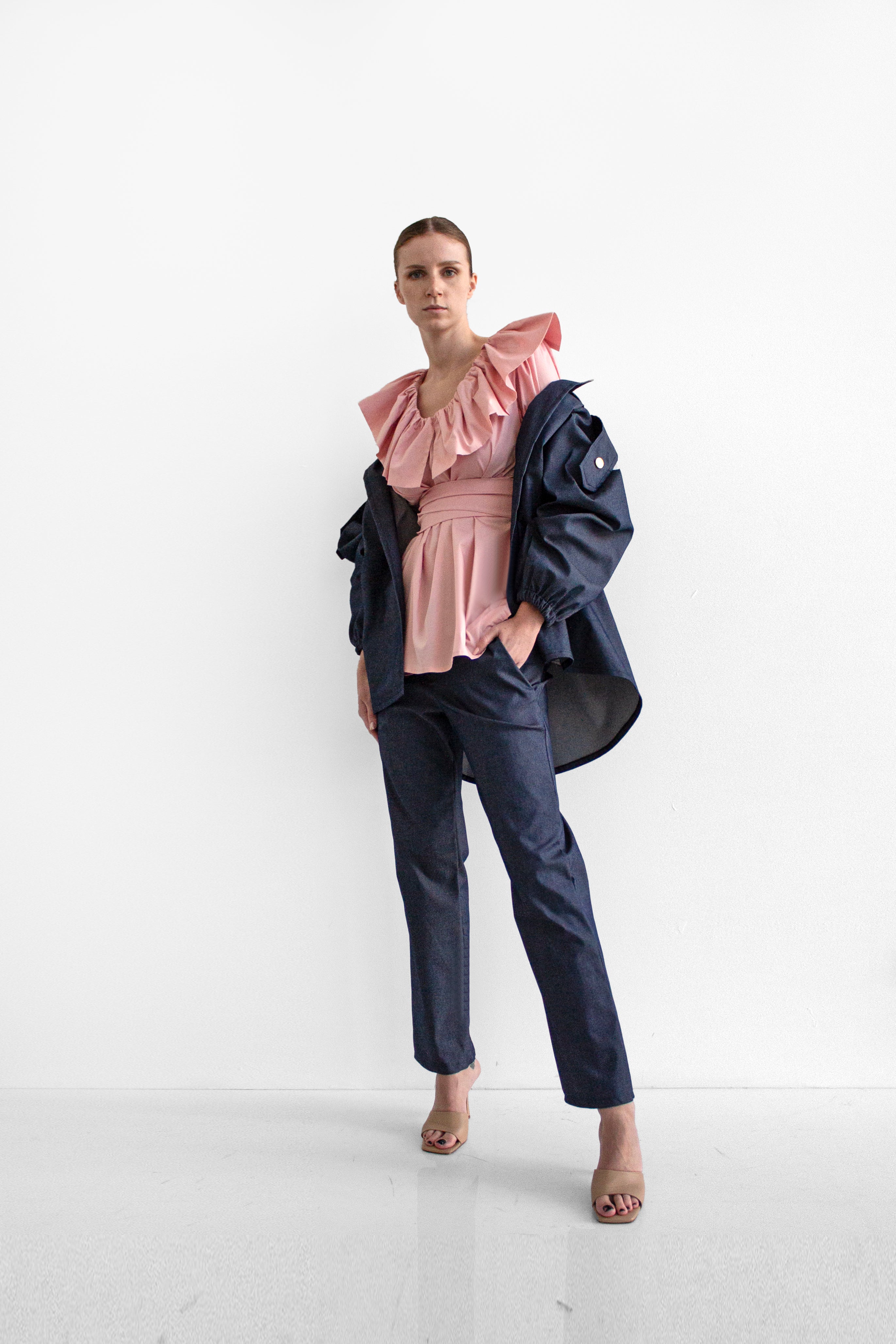 Cotton poplin top - LSS25100112