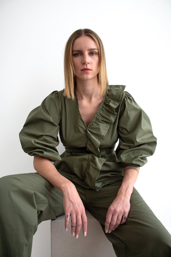 Cotton poplin top - LSS25100310