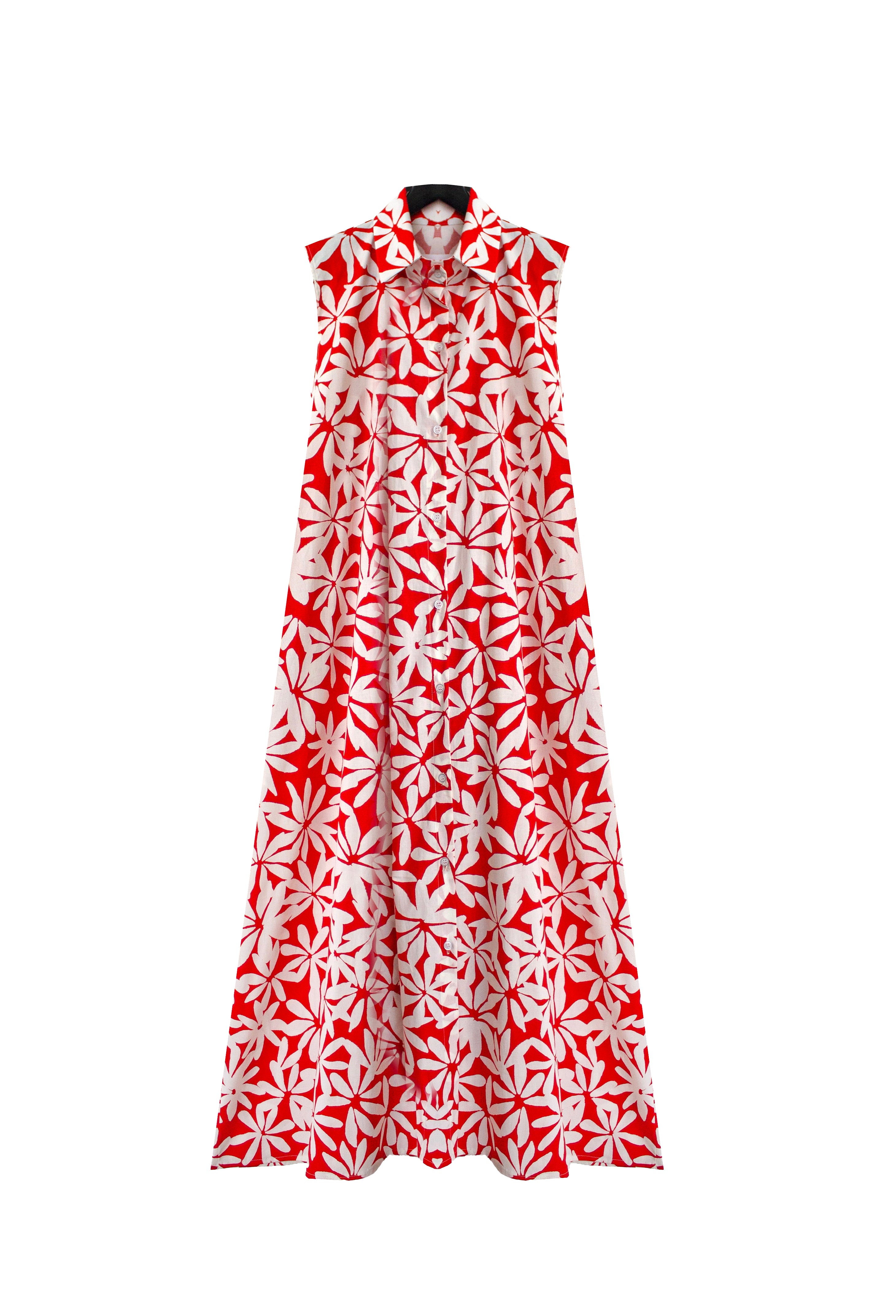 Cotton poplin dress - LSS25100315
