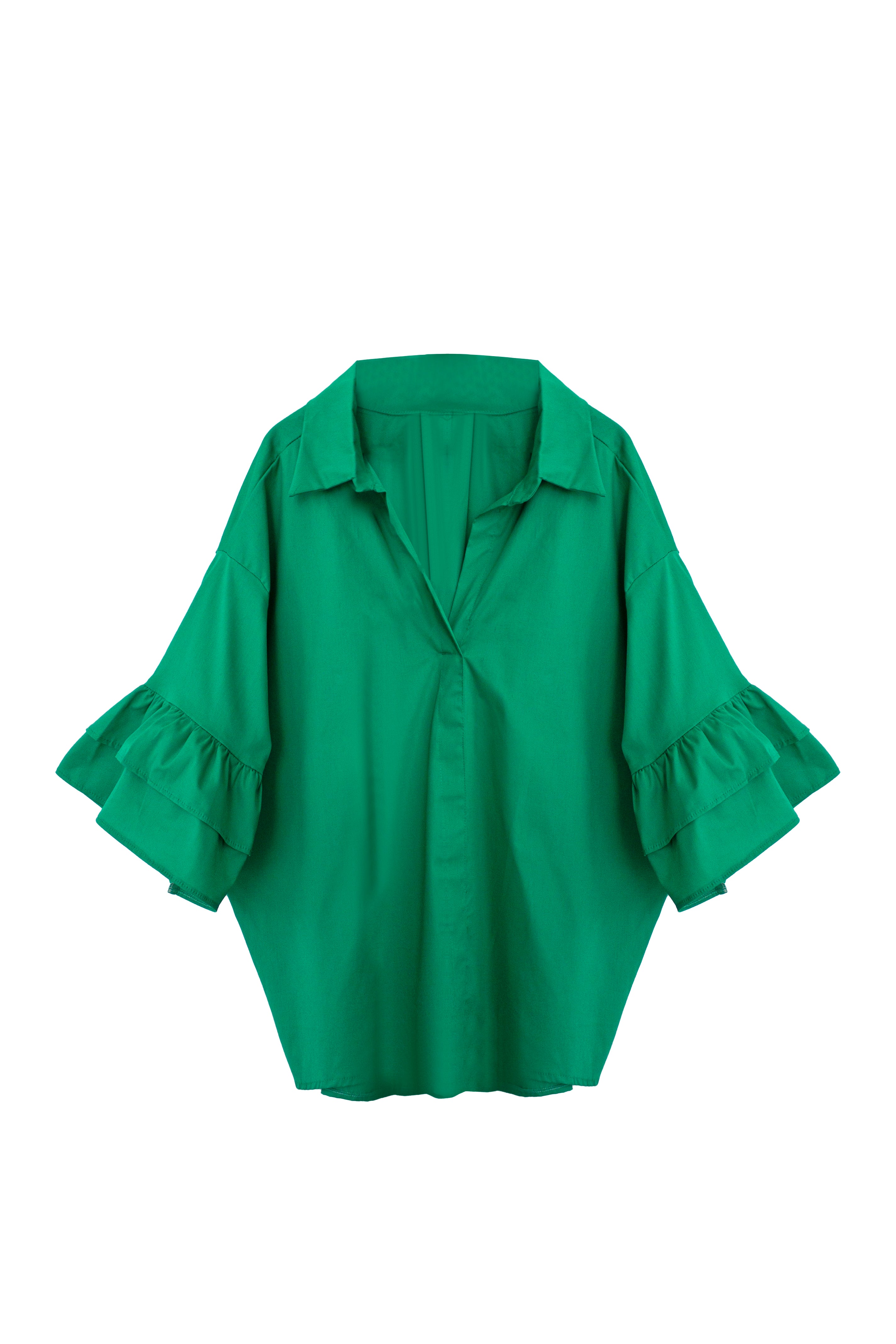 Cotton poplin top - LSS25100322