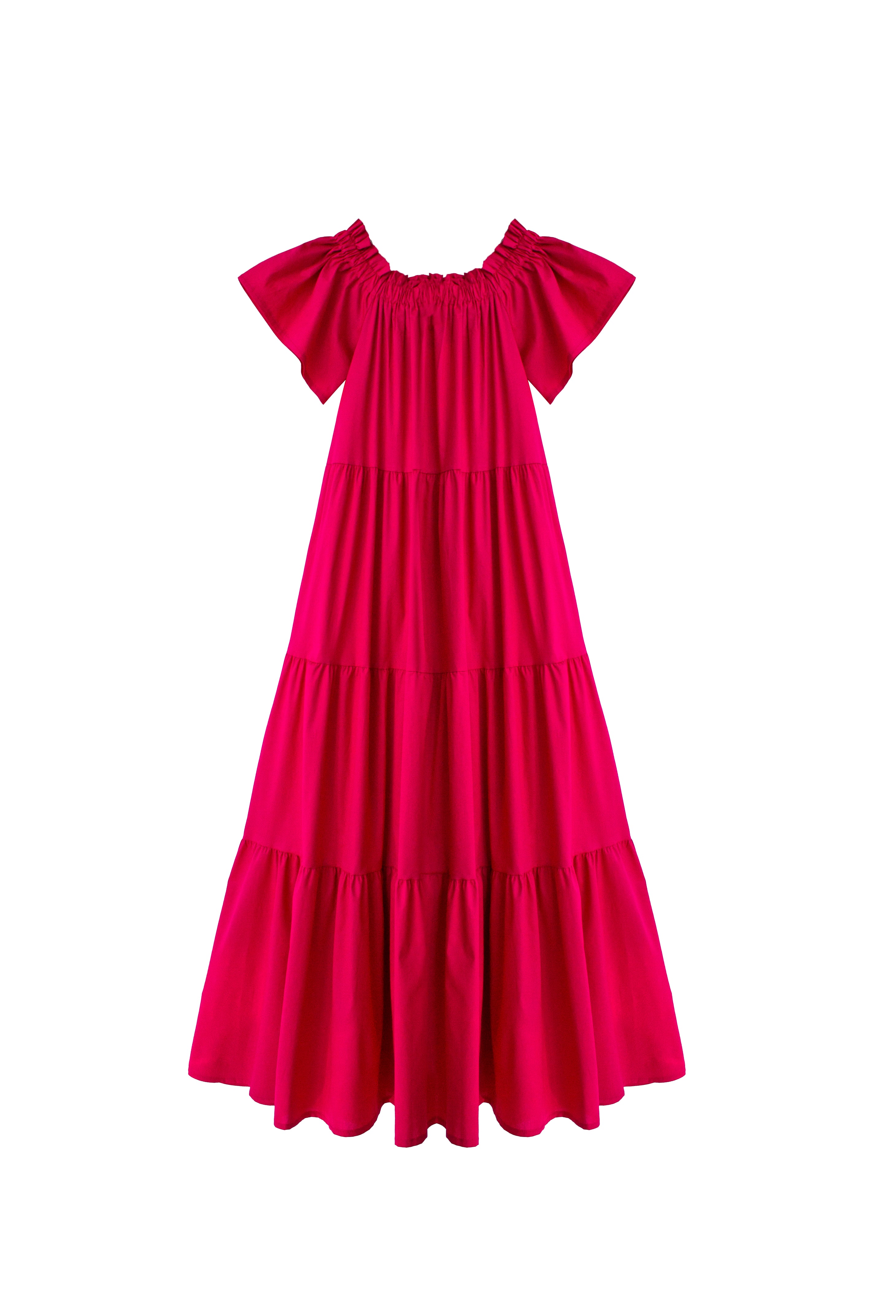 Cotton poplin dress - LSS25100327
