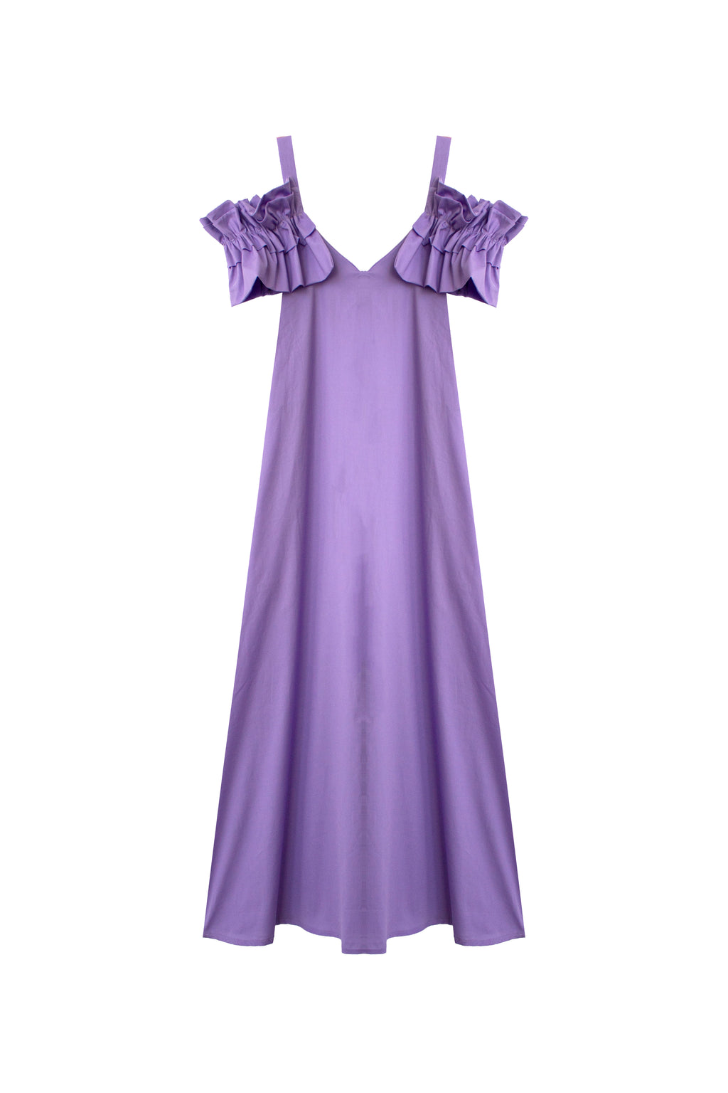 Cotton poplin dress - LSS25100403
