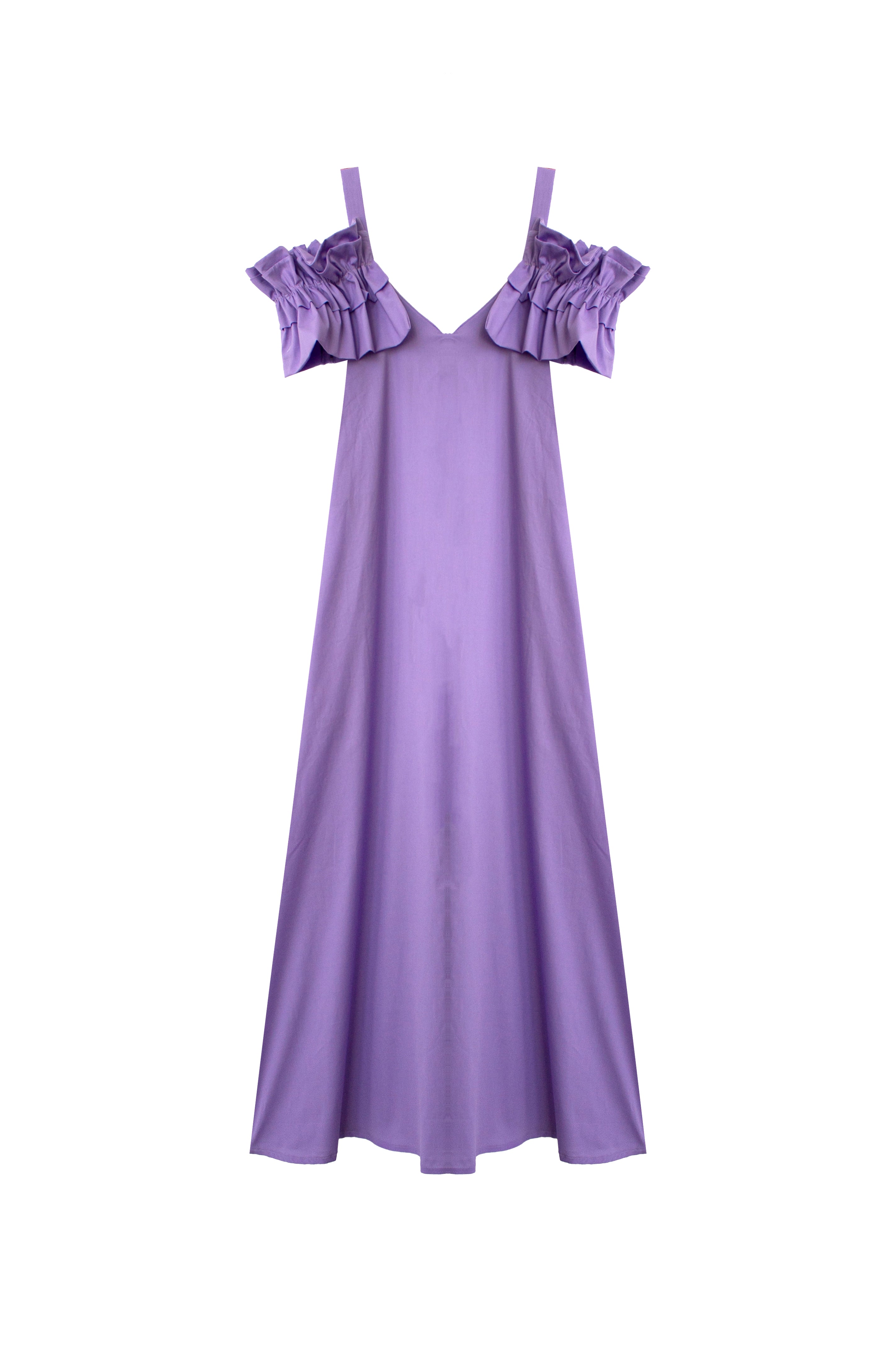 Cotton poplin dress - LSS25100403