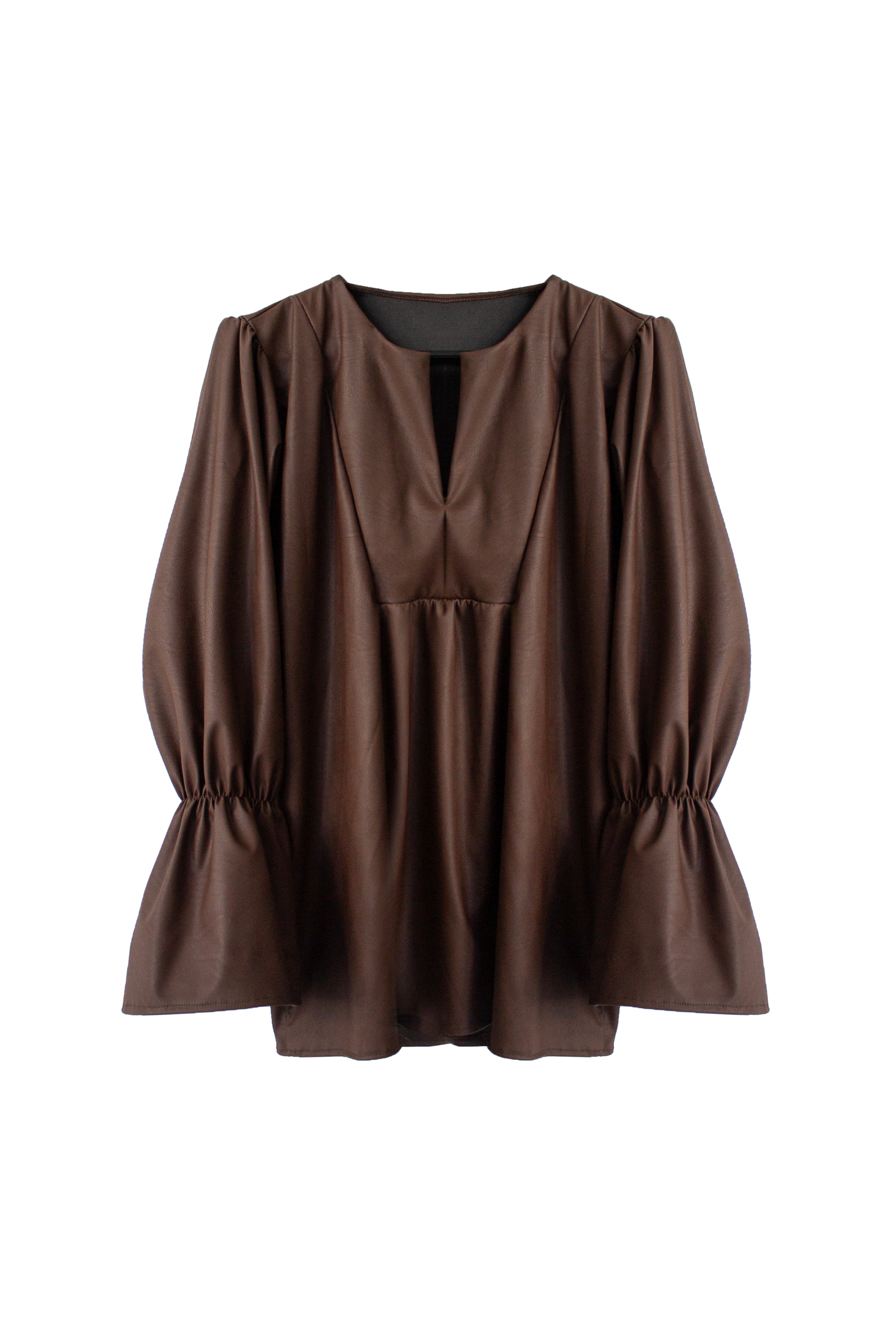 Faux leather top - LFW26100310