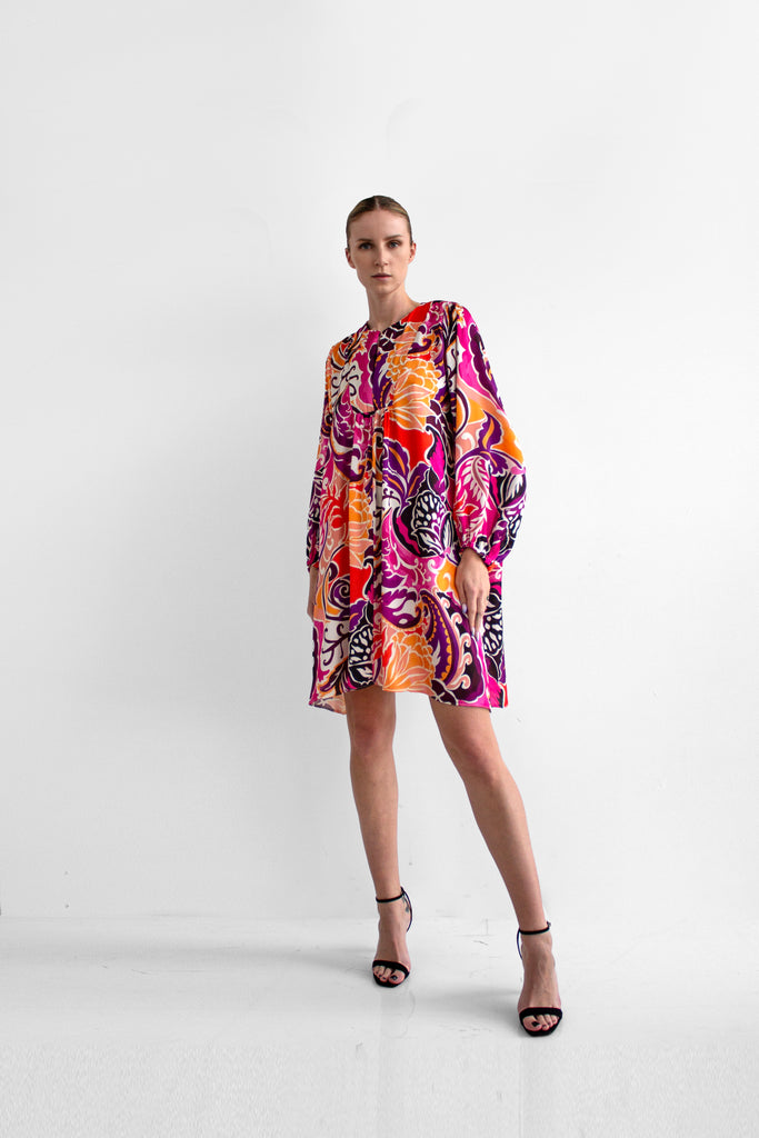 Silk satin dress - LSS24100185