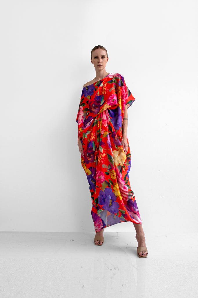 Silk satin dress - LSS24100175