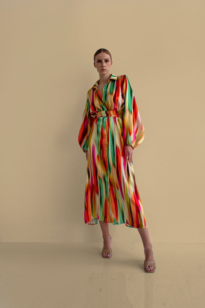 Silk satin dress - LSS24100215