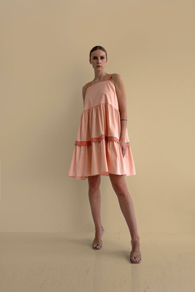 Cotton poplin dress - LSS24100250