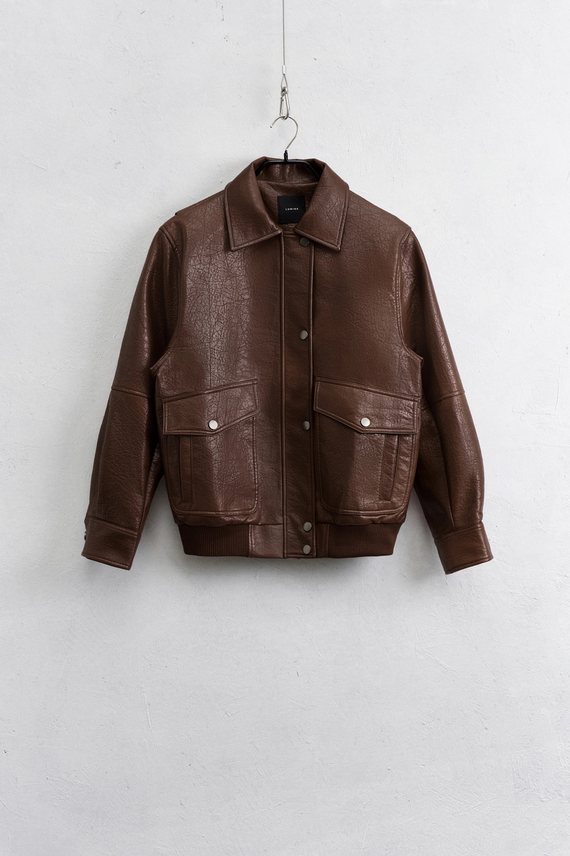 Eco leather jacket - LMFW261009306