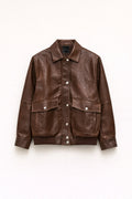 Faux leather jacket - LSS26100240401BR