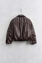 Faux leather jacket - LMFW26100LD3528