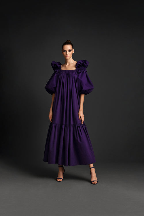 Cotton poplin dress - LSS26100111