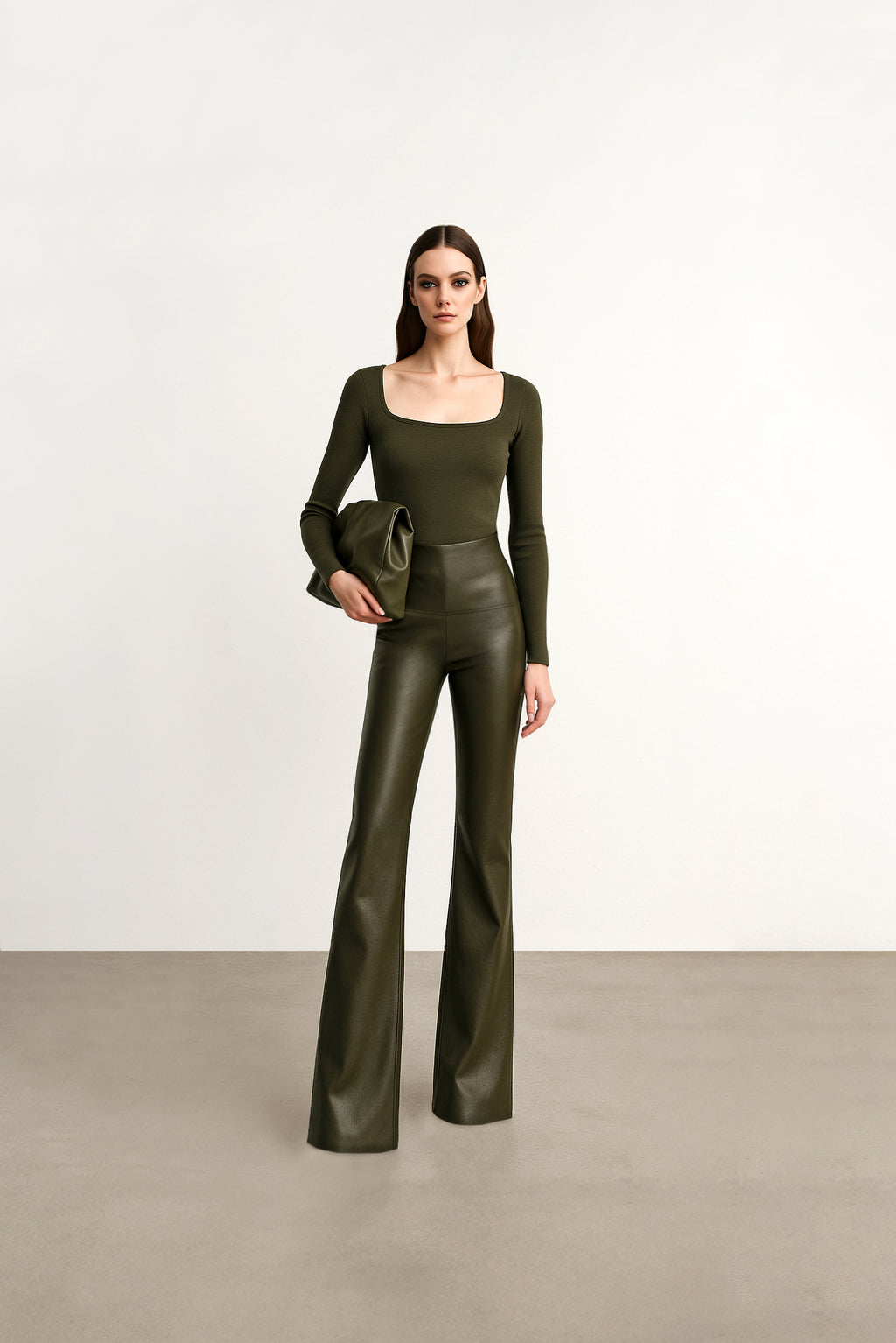 Faux leather pants - LSS26100160