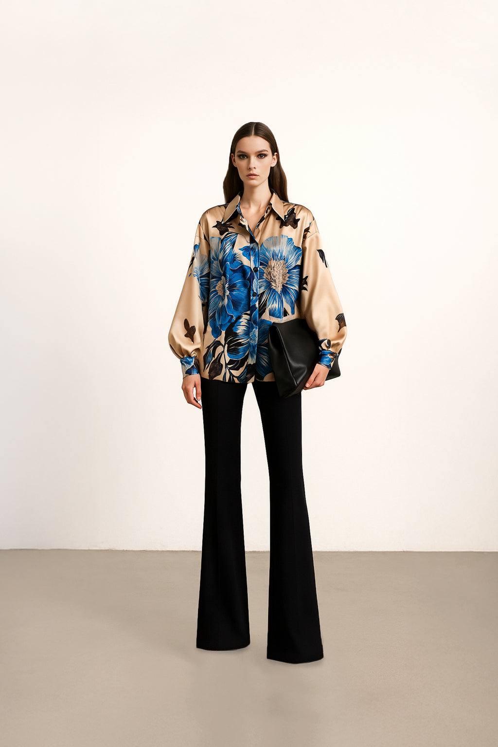 Silk satin top - LSS26100170