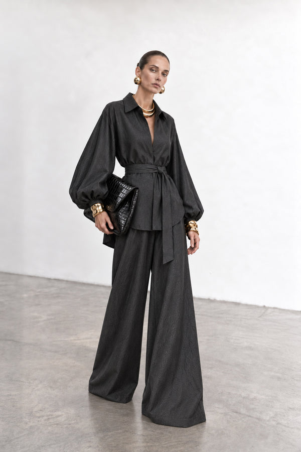Crepe denim set - LFW261001139