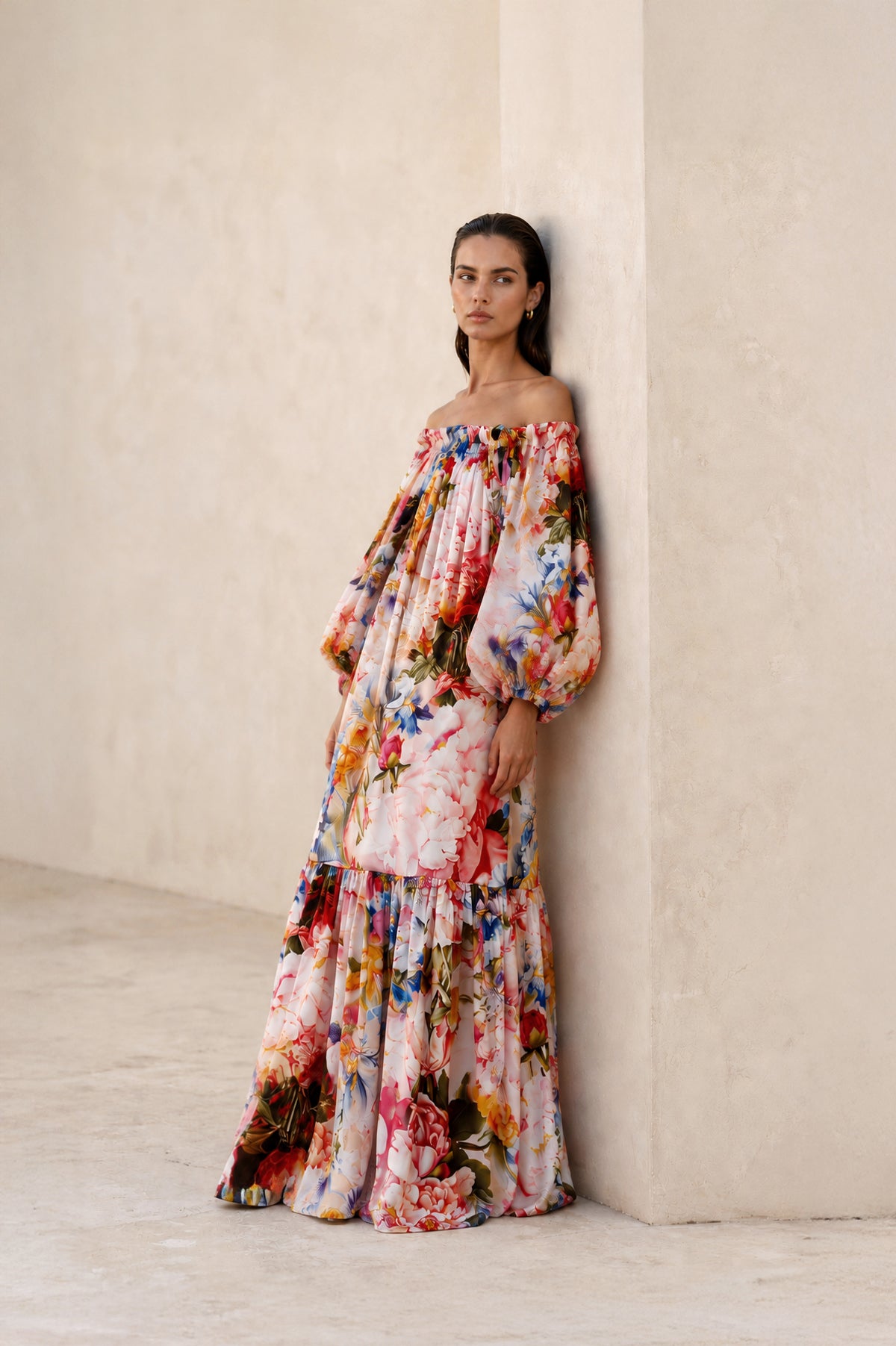 Silk satin dress - LSS26100340