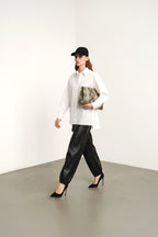 Faux leather pants - LSS26100180