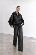 Faux leather jacket - FW261001158