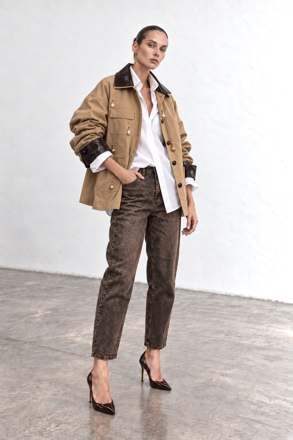 Crepe jacket - FW261001166