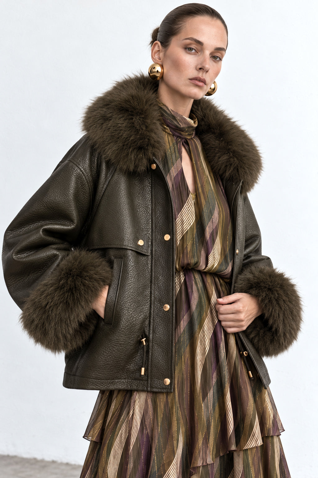 Eco leather jacket - FW261001170