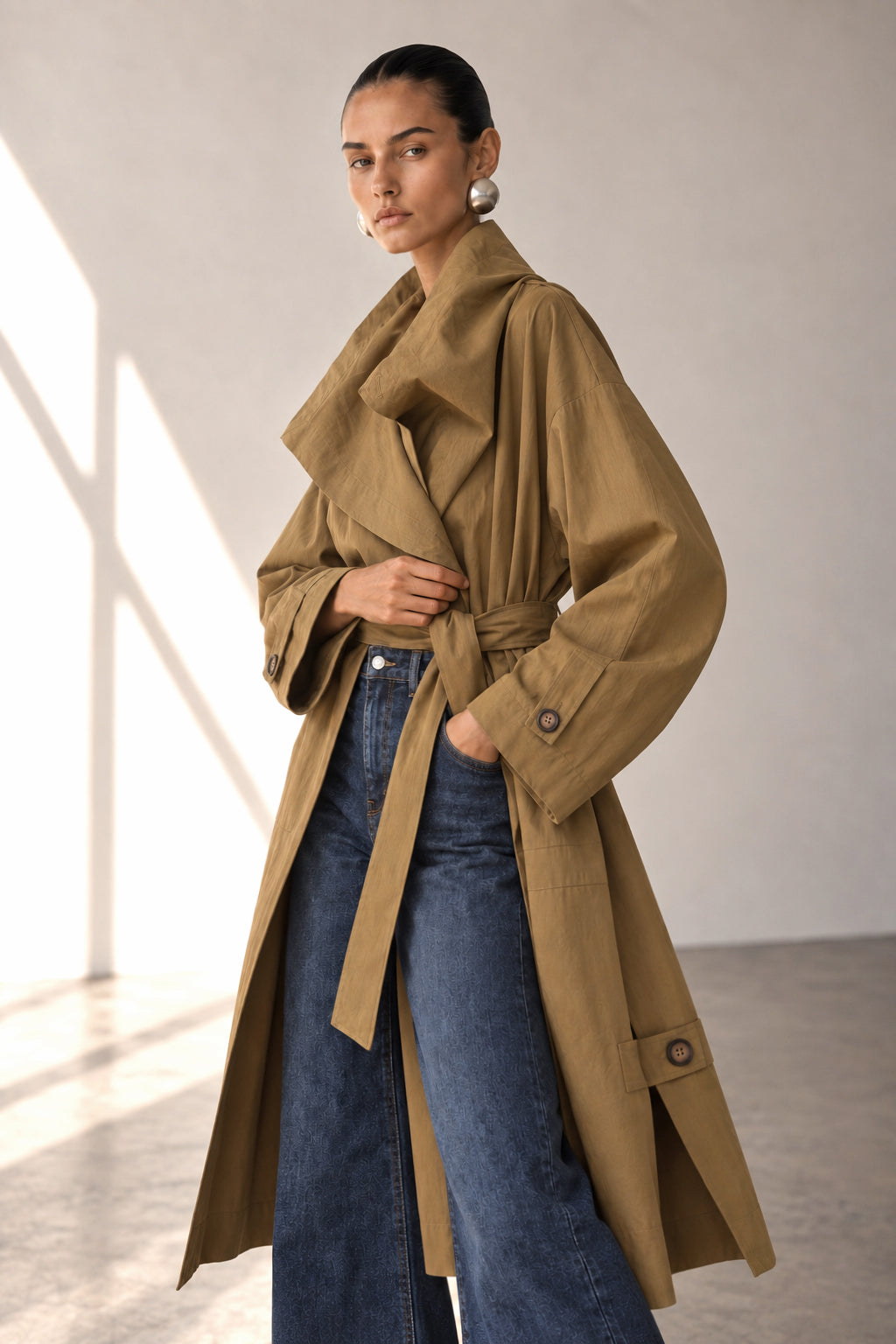 Cotton trench coat - FW261001077