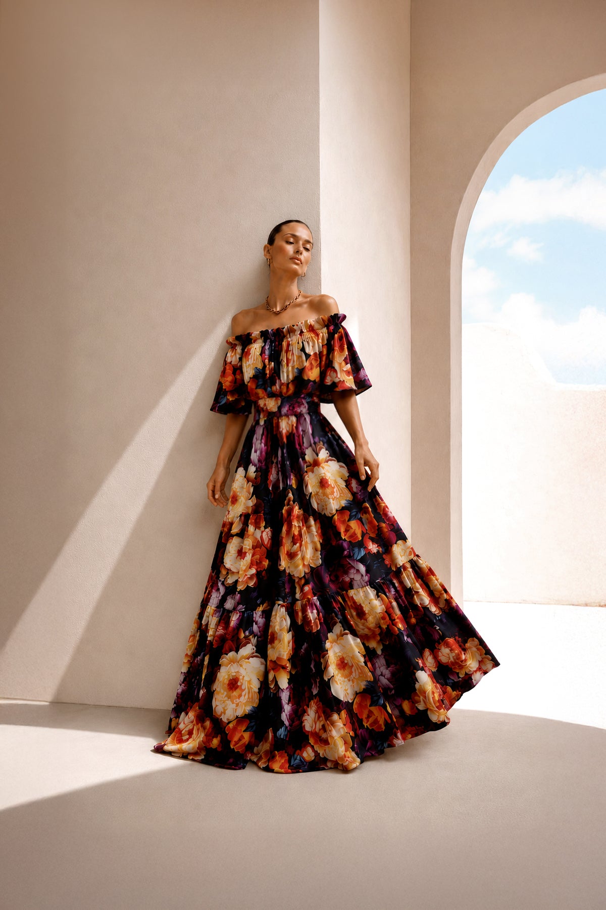 Silk satin dress - LSS26100262