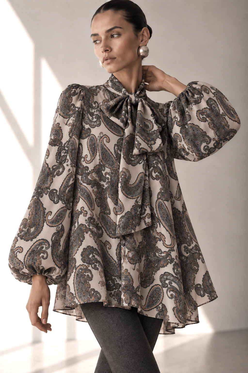 Crepe chiffon top - FW261001100