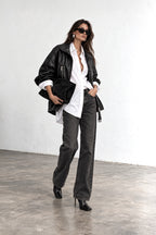 Eco leather jacket - FW261001223