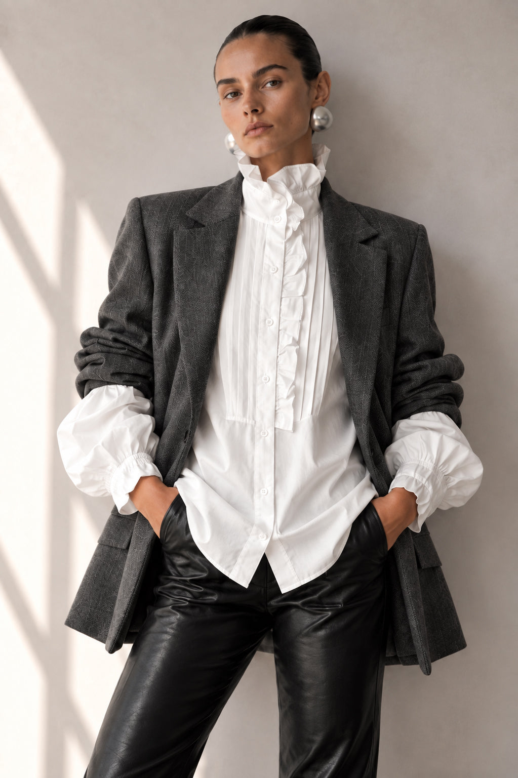 Crepe jacket - TFW261001003