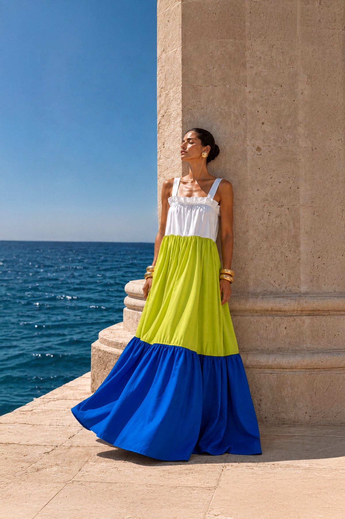 Cotton poplin dress - LSS26100333