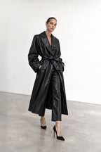 Vinyl leather coat - FW2610005965