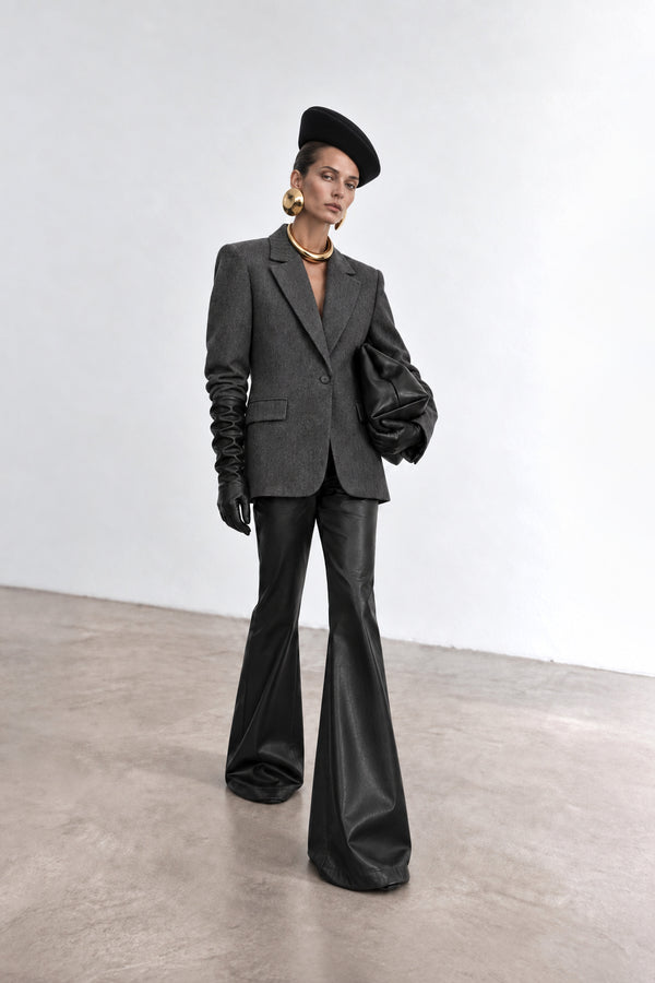 Leather sculpt pants - LFW261001135