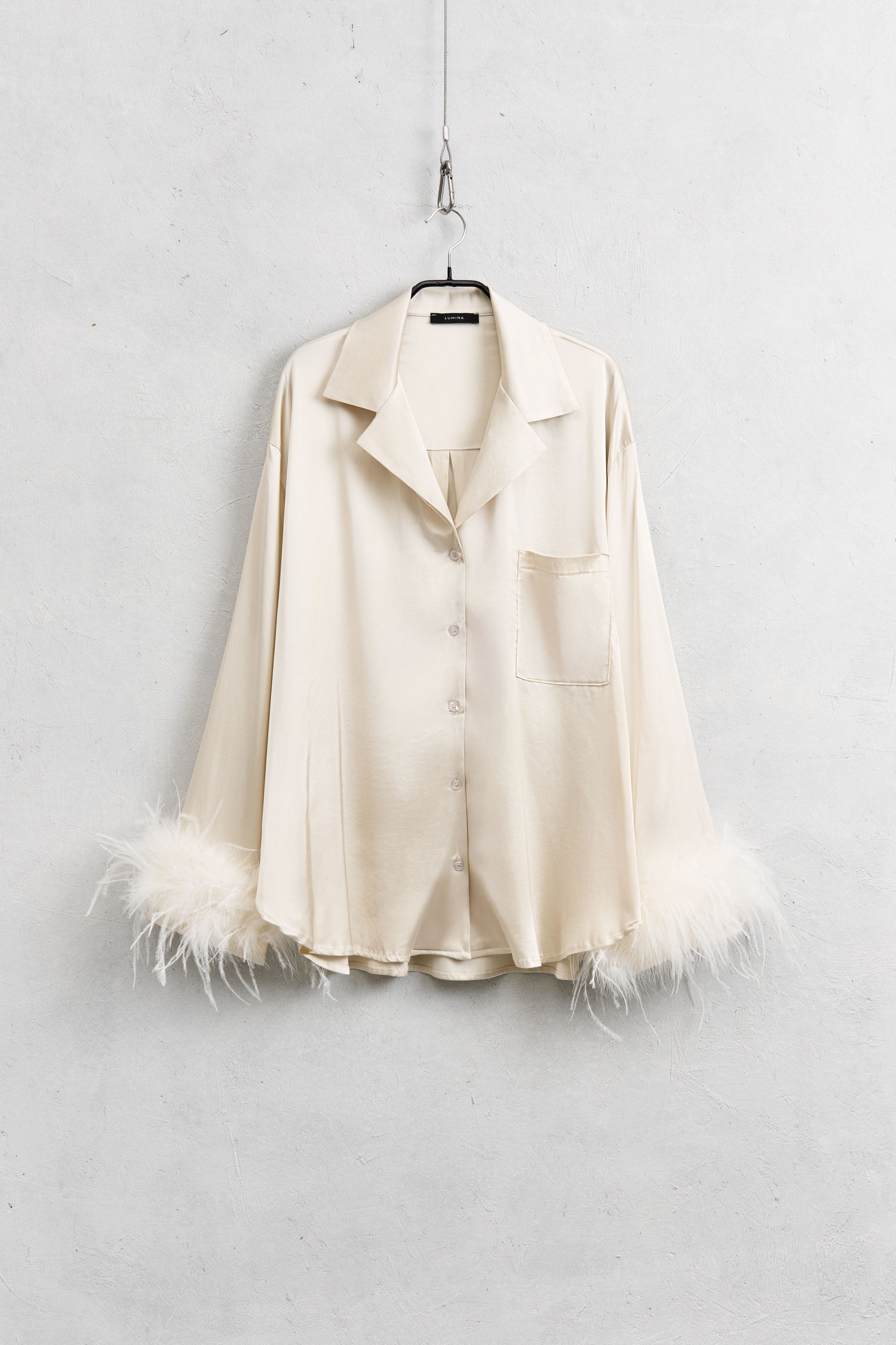 Satin top - LMFW261009457VN