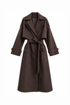 Crepe trench coat - FW261001130
