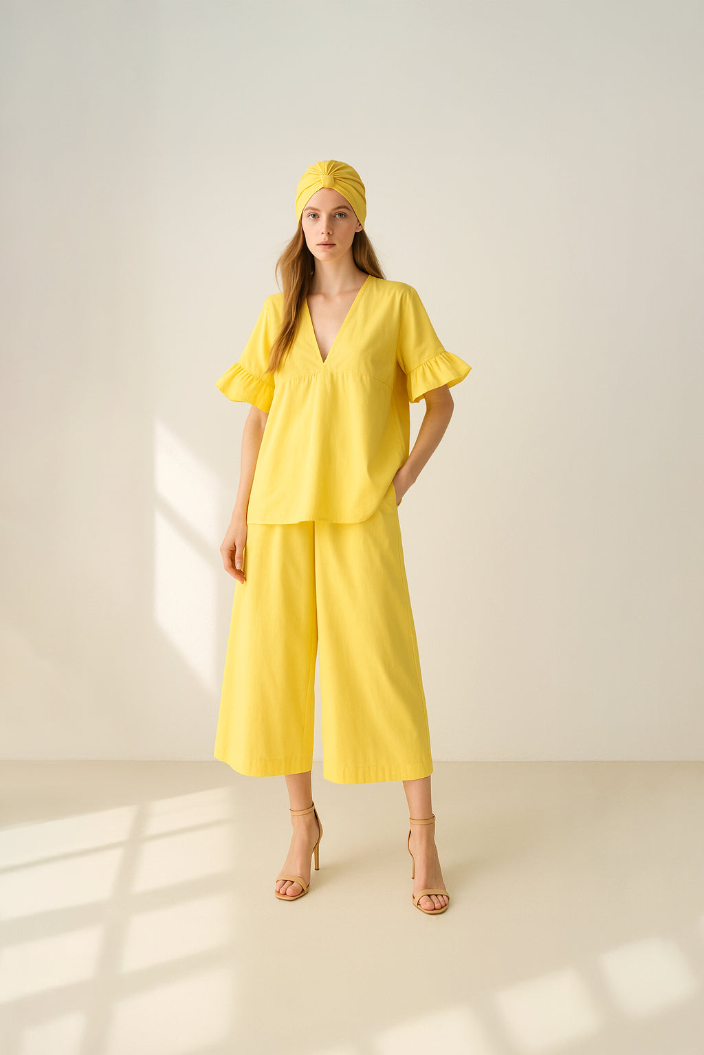 Cotton poplin pants - LSS25100324